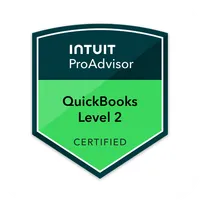 Intuit ProAdvisor QuickBooks Level 2 Certified badge